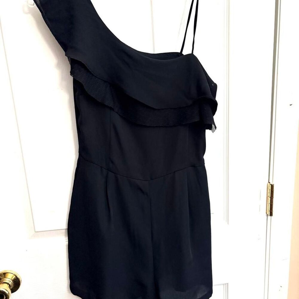 Zara Women's Black Playsuit-romper
